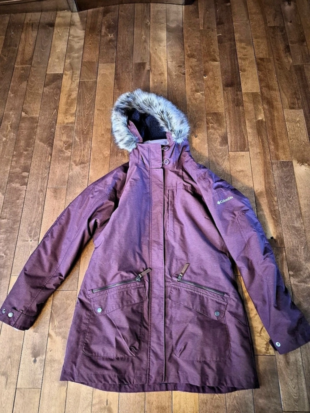 Columbia Bugaboo II Fleece Interchange Jacket Purple Ski Jacket